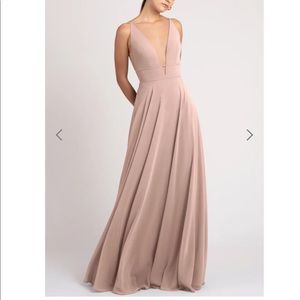 Jenny Yoo Hollis bridesmaid dress -Whipped Apricot